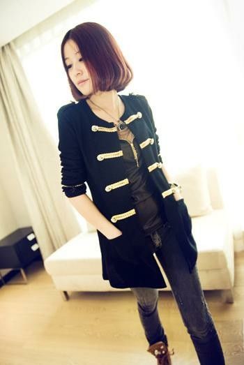 Cardigan Estilo Militar