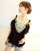 Blusa Crochet Lace