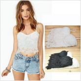 Crop Top de Renda