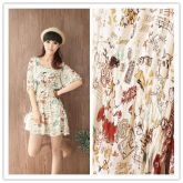 Vestido Cartoon Print